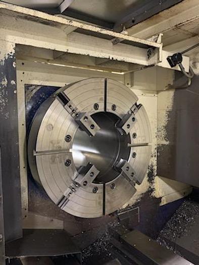 Used 2012 Big Bore Karats CNC Lathe, Model LT2-6M, Swing 63", 246" B/C, 22" Spindle Bore, 410 rpm, 73 hp, Fanuc 18i TB ID17630
