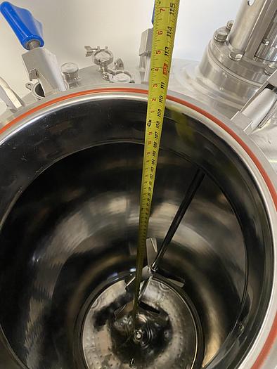 Used Holloway  2000 Liter Stainless Steel 100 PSI Jacketed Process Vessel w/ Agitator