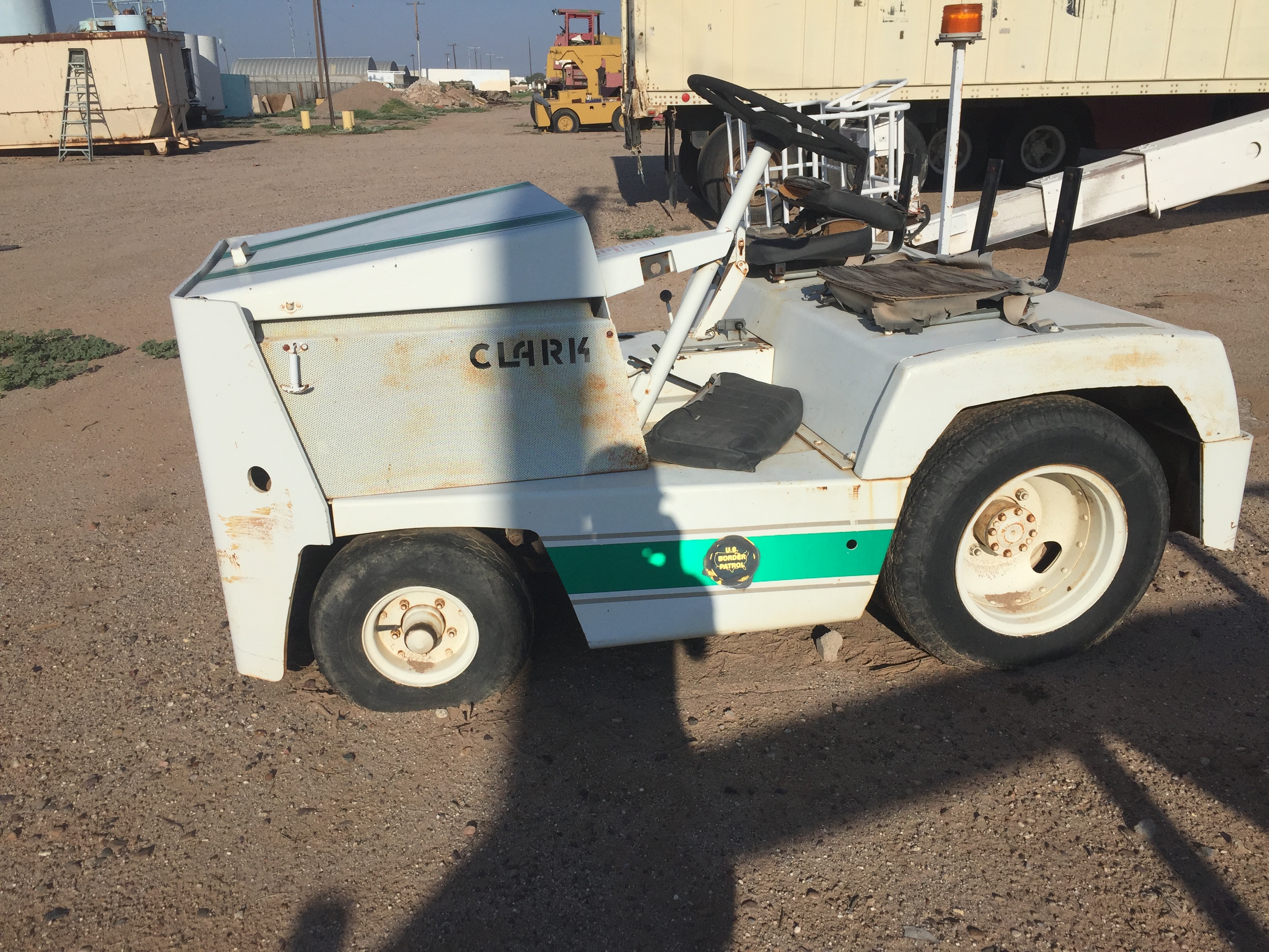 Used Clark Model 1615160 Baggage Tractor / Airplane Tug