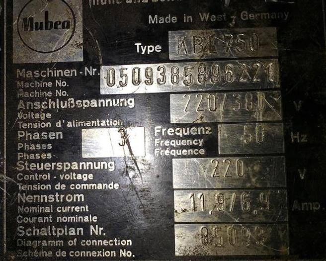 Gebraucht Profilstahlschere Mubea KBL 750