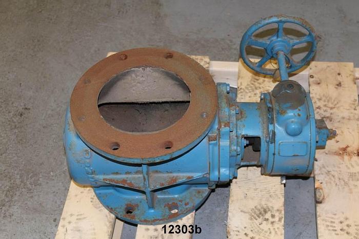 Used Dezurik 8" 118 Plug Valve, Gear Operated #12303