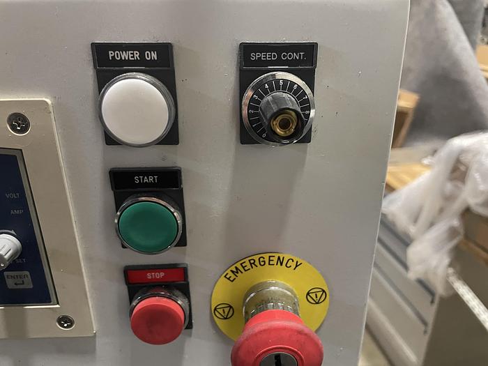 Used POWERFIN BULL DOUBLE ENDED BUFFING AND POLISHING MACHINE / GRINDER OR CUTOFF