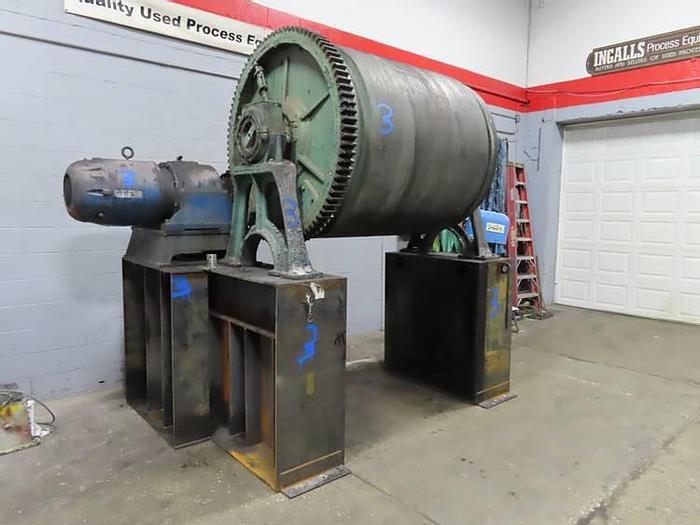 Used 4' x 5' Patterson Steel Ball Mill with Drive and Stand (#9871)