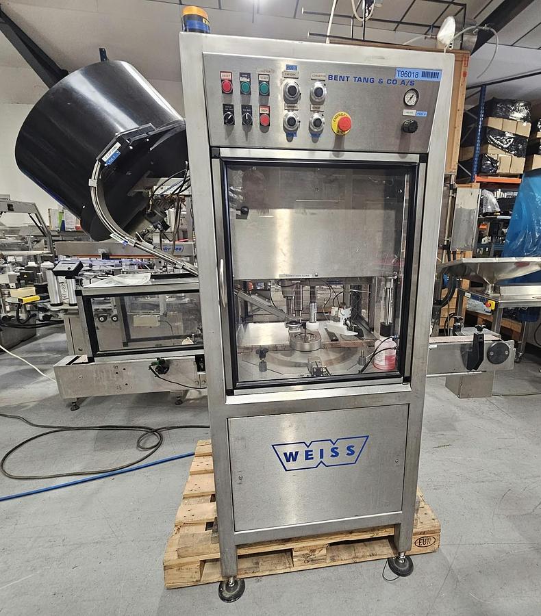 Used Weiss Single Head Screw or Push on Capper