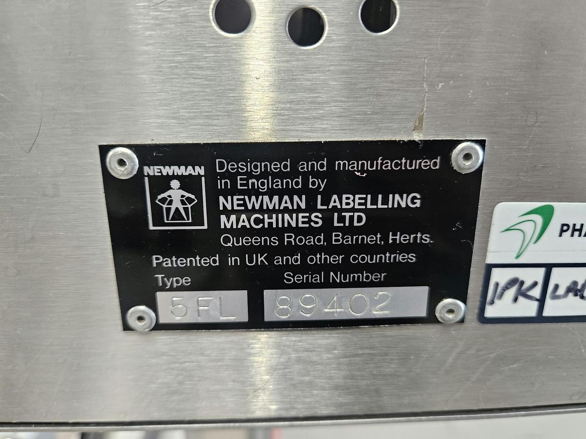 Used Newman 5FL Wraparound Labeller