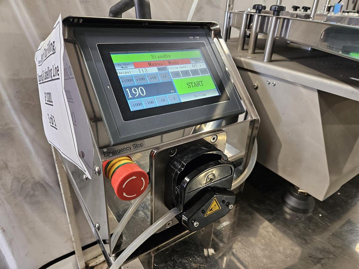 Used Bench Top Filling, Capping & Labelling Line