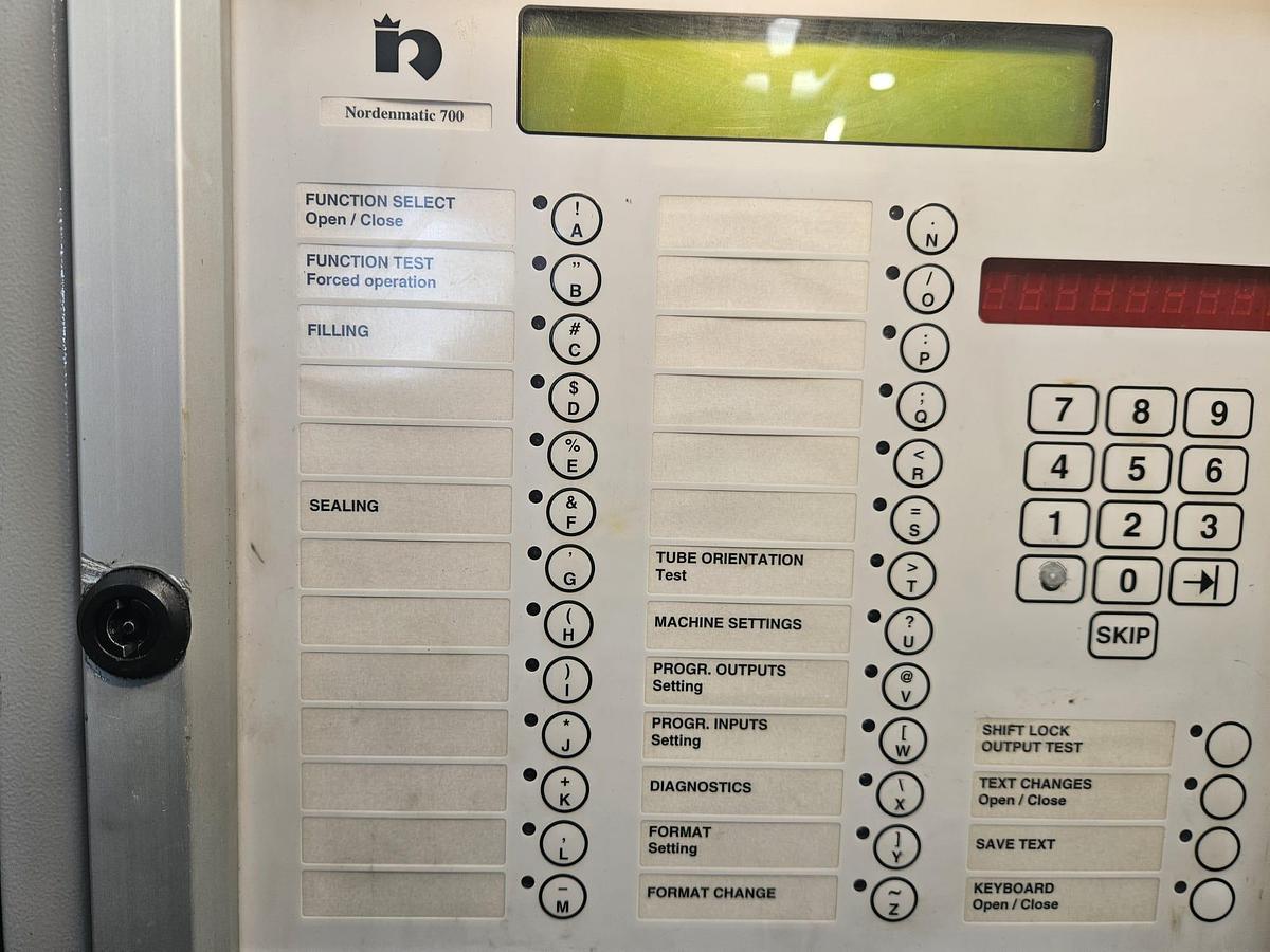Used Norden NM700-HA Plastic & Laminate Tube Filler
