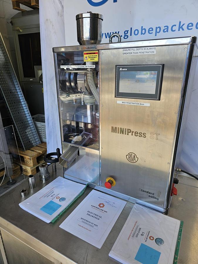 Used Riva Minipress ST Single Station Tablet Press
