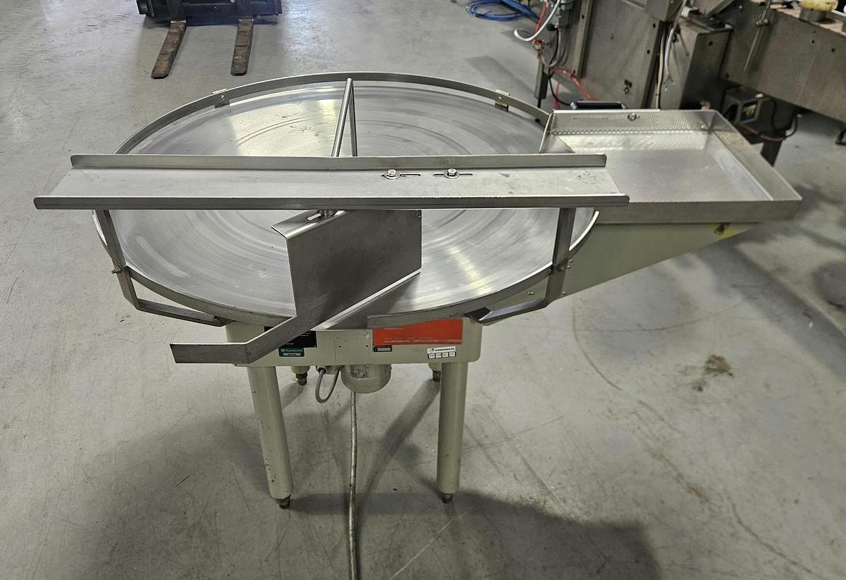 Used Bosch Strunck UDD A10 1m Rotary Collation Table