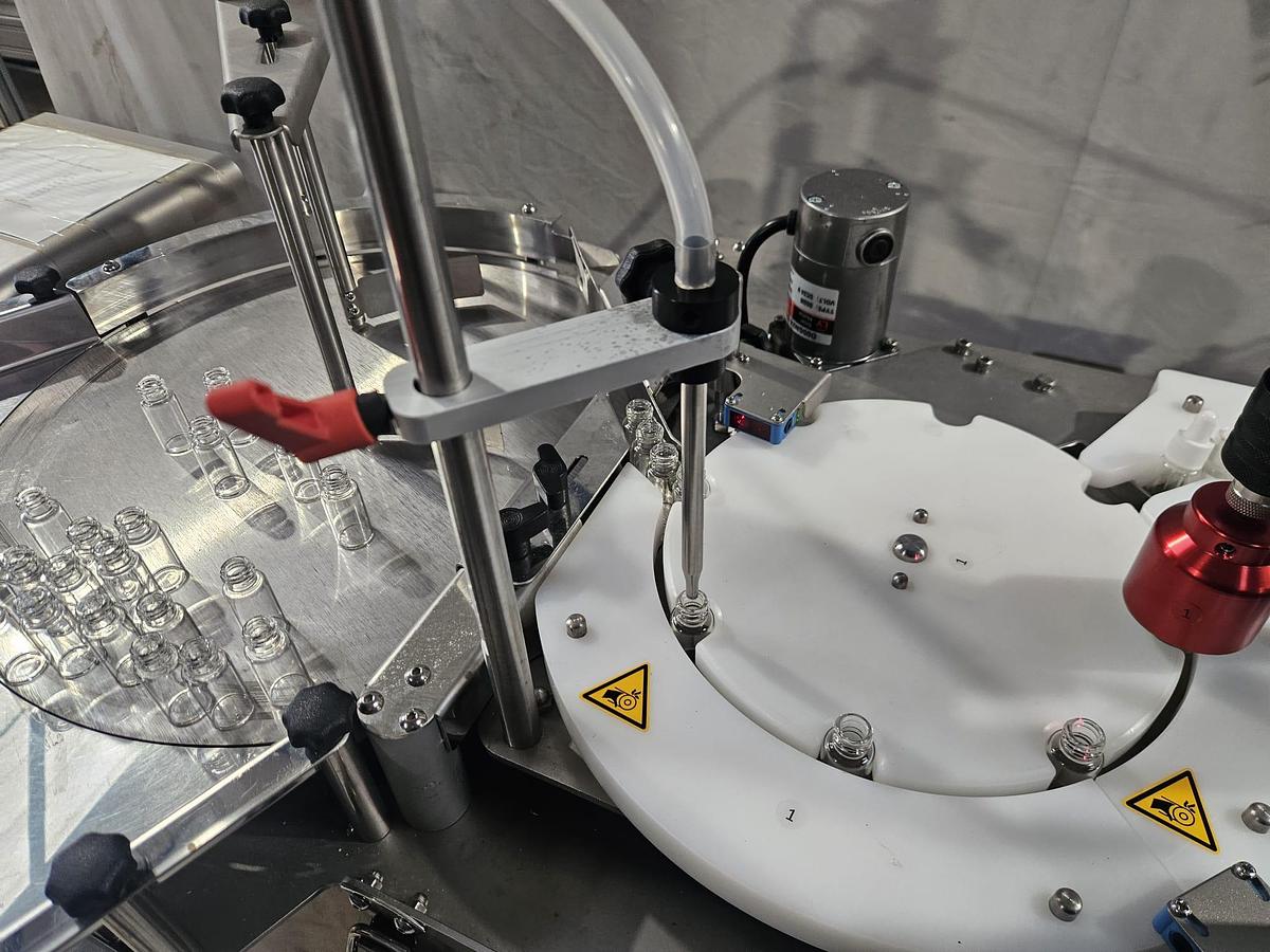 Used Monoblock Filler/Capper with Peristaltic Pump