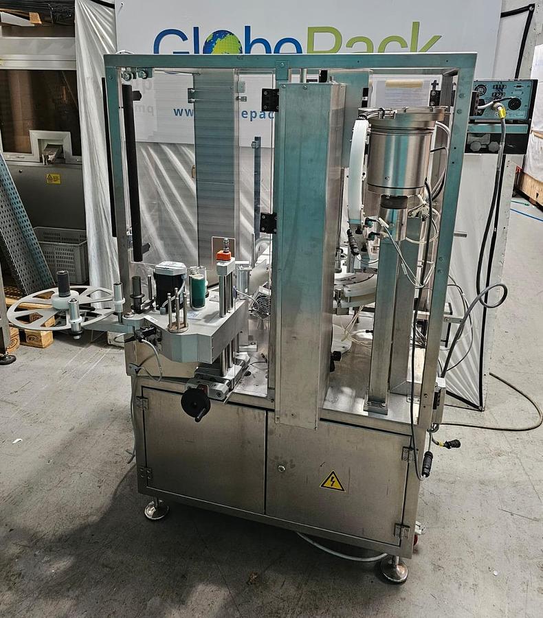 Used Wick Minican Universal Test Tube Filler, Capper & Labeller
