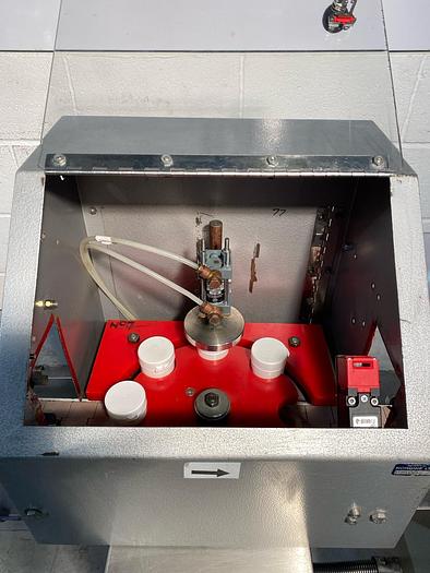 Used Sold Push on Capper with Conveyor at GlobePack Equipment