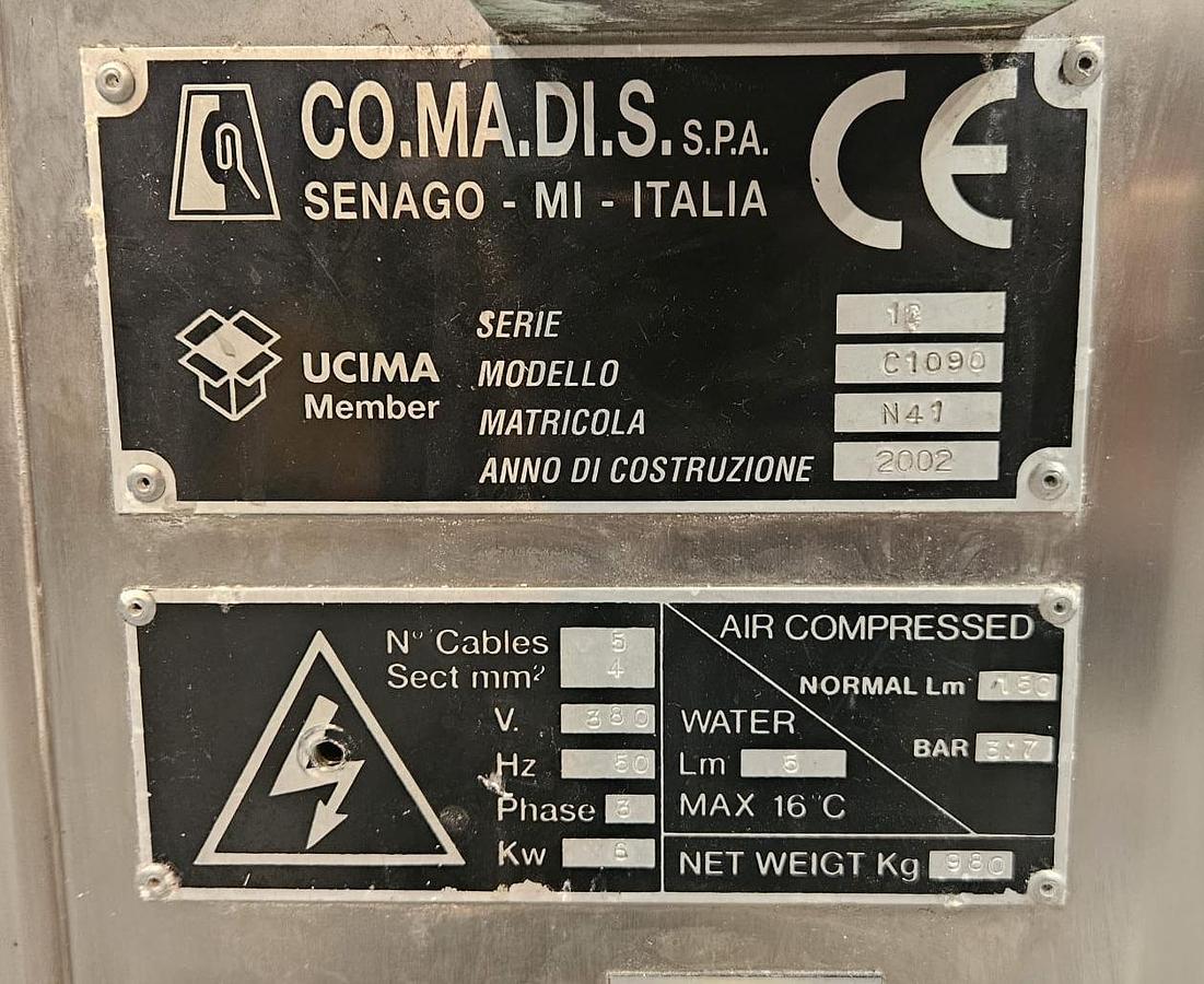 Used Comadis C1090 Plastic & Laminate Tube Filler