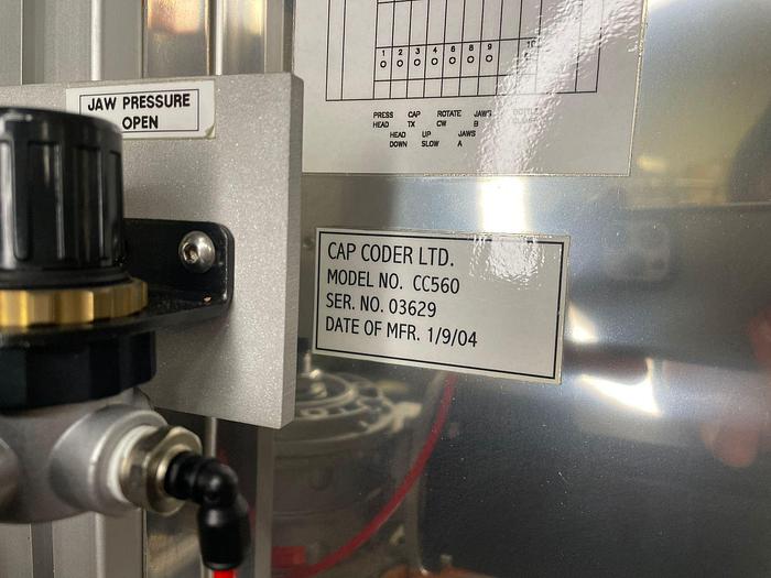 Used Cap Coder Twin Head Screw Capper