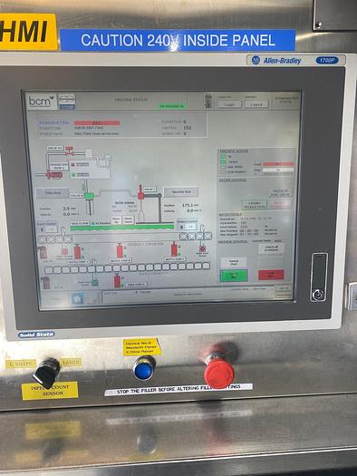 Used Adelphi Masterfil S500-AS 12 Head Liquid Filler