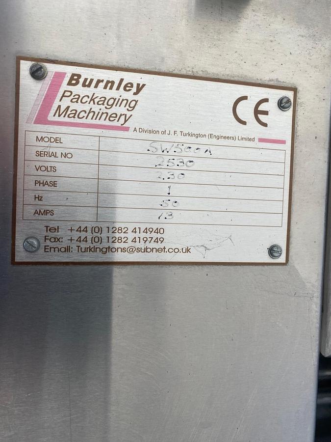 Used Burnley SW500A Overwrapper