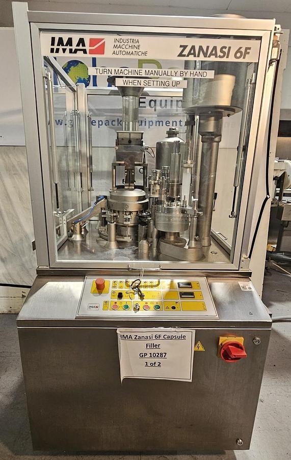 Used IMA Zanasi 6F Capsule Filler