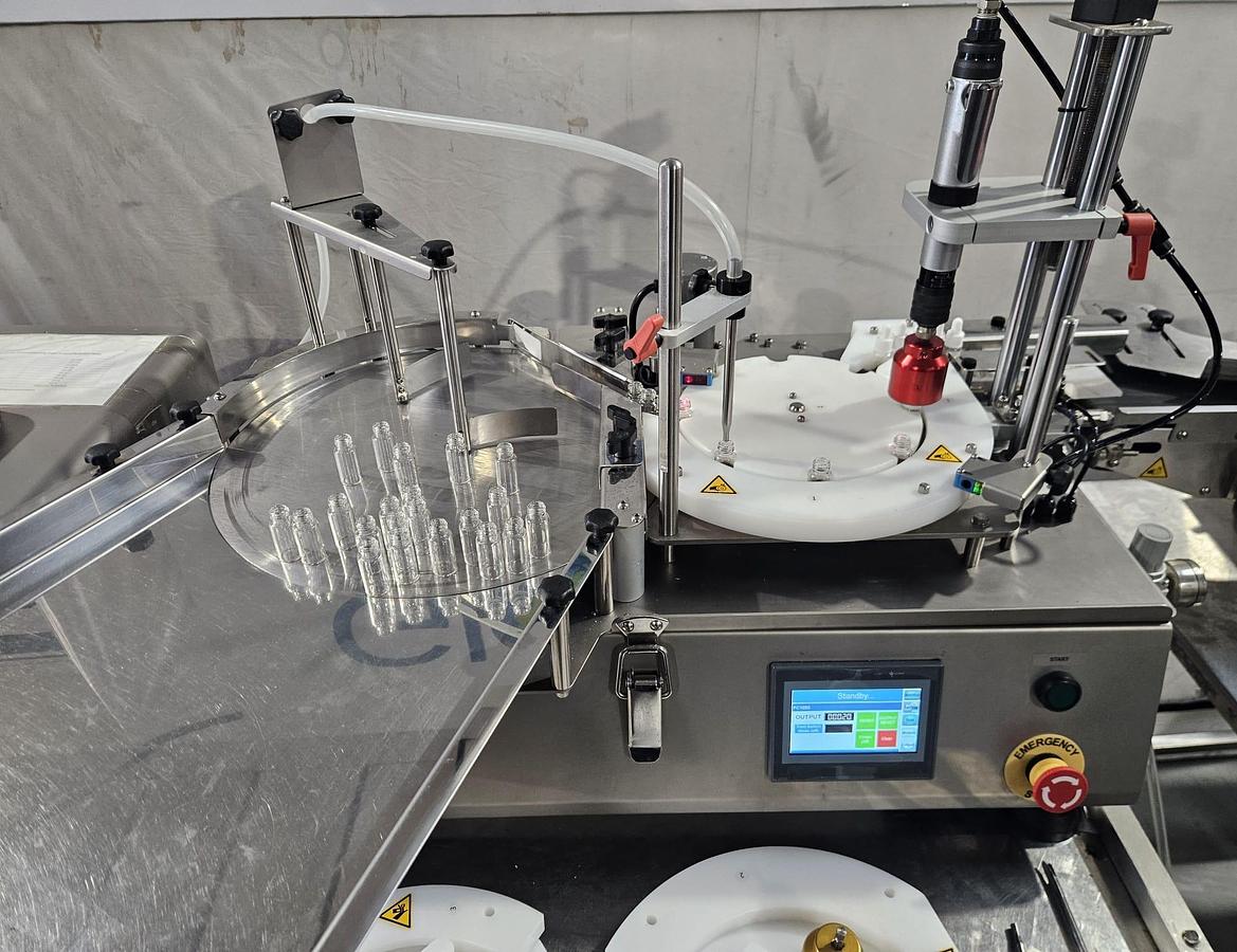 Used Monoblock Filler/Capper with Peristaltic Pump