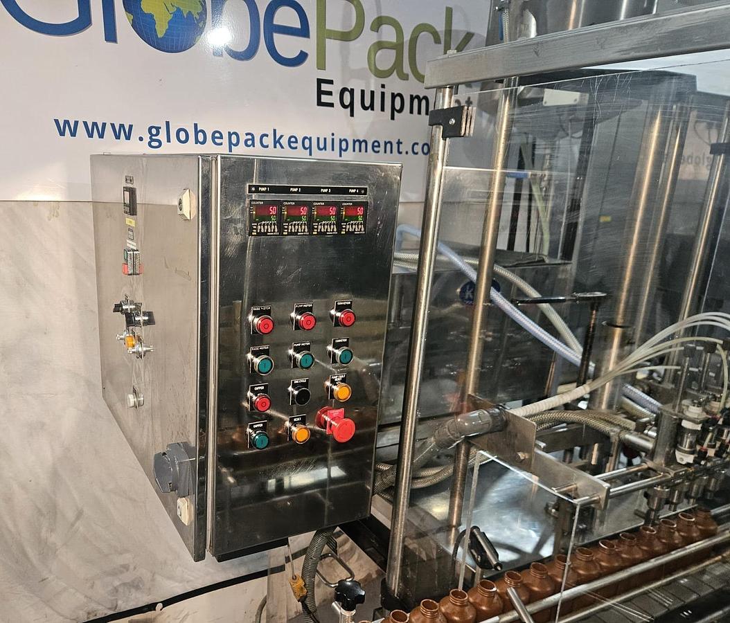 Used King 4 Head Liquid Filler