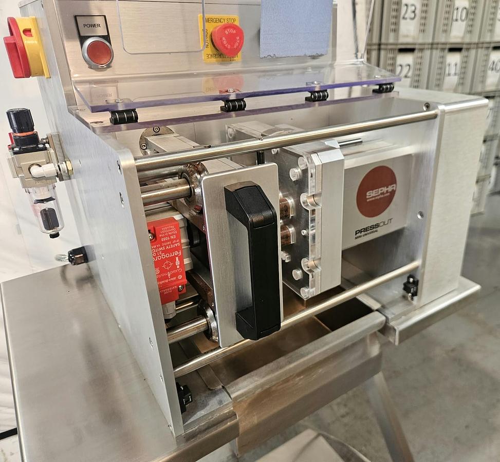 Used Sepha Press-Out Universal-Mini Deblister Machine