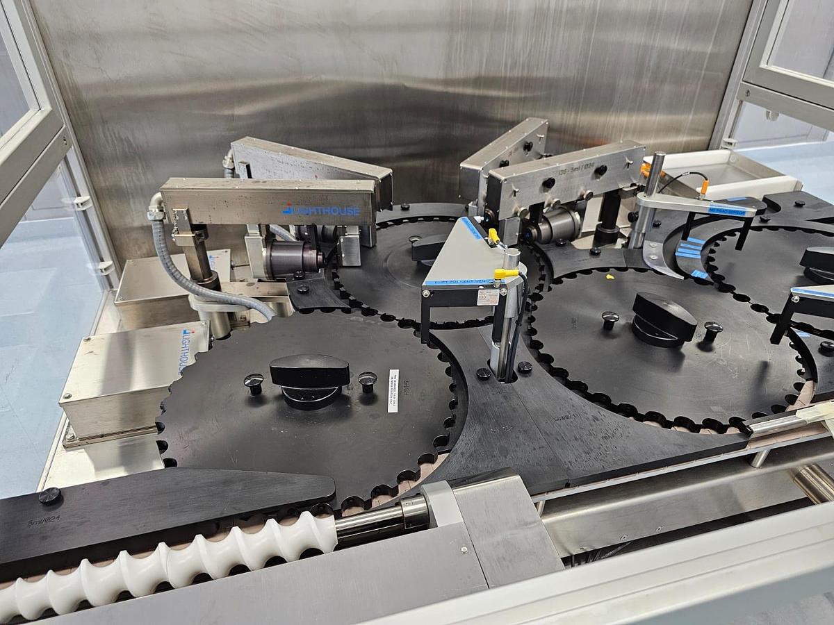 Used Steriline Vial Powder Filling Line