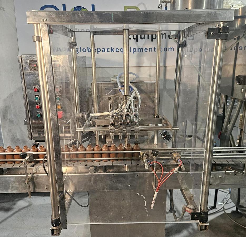 Used King 4 Head Liquid Filler