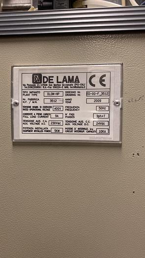 Used De Lama DLOM-HP Double Door Autoclave