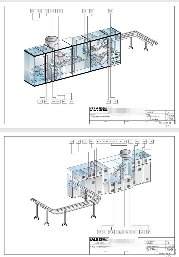 Used IMA C80/A81 Blister Packaging Line