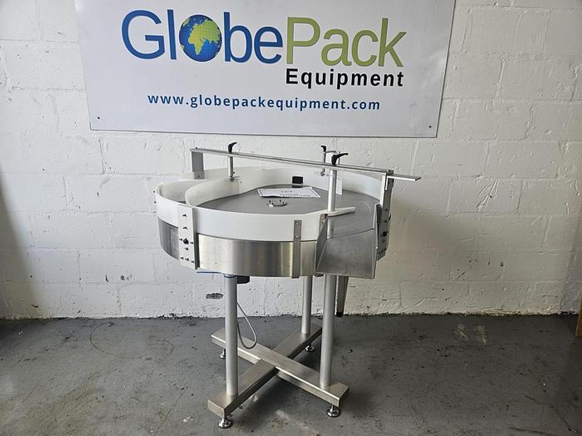 Used 1m Diameter Rotary Infeed Table