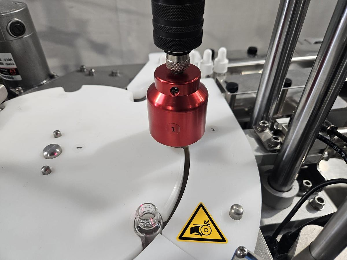 Used Monoblock Filler/Capper with Peristaltic Pump