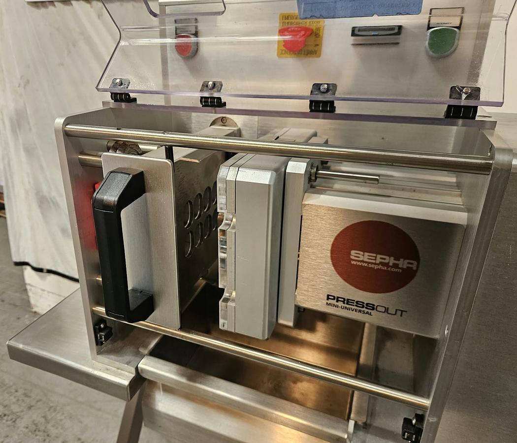 Used Sepha Press-Out Universal-Mini Deblister Machine