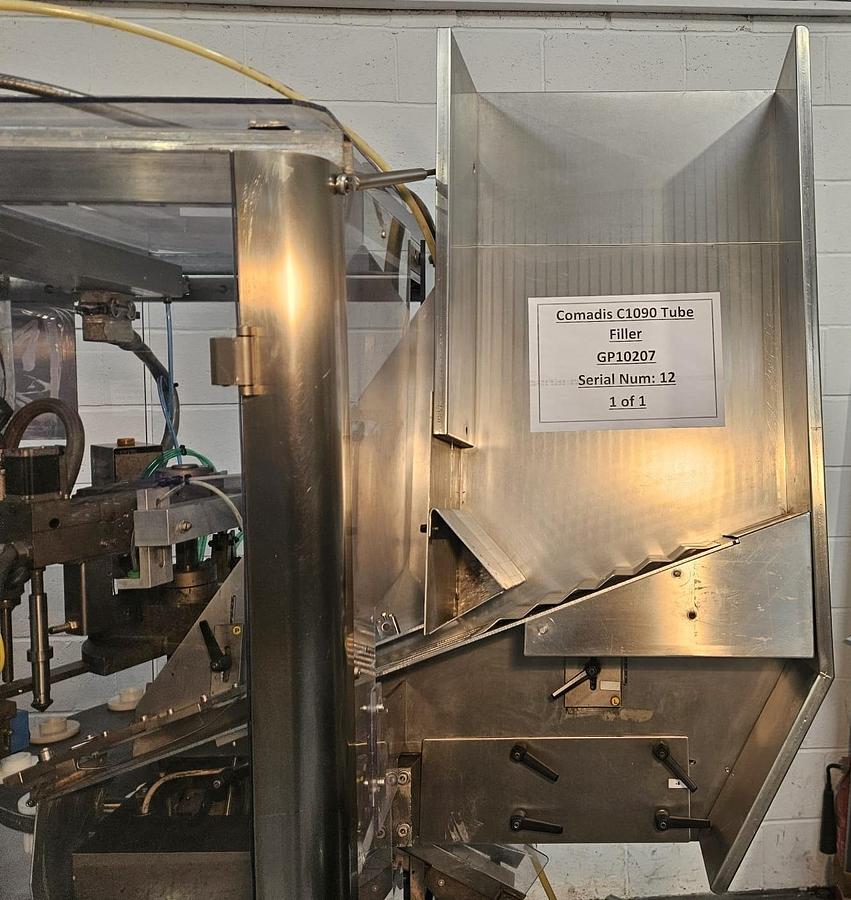 Used Comadis C1090 Plastic & Laminate Tube Filler