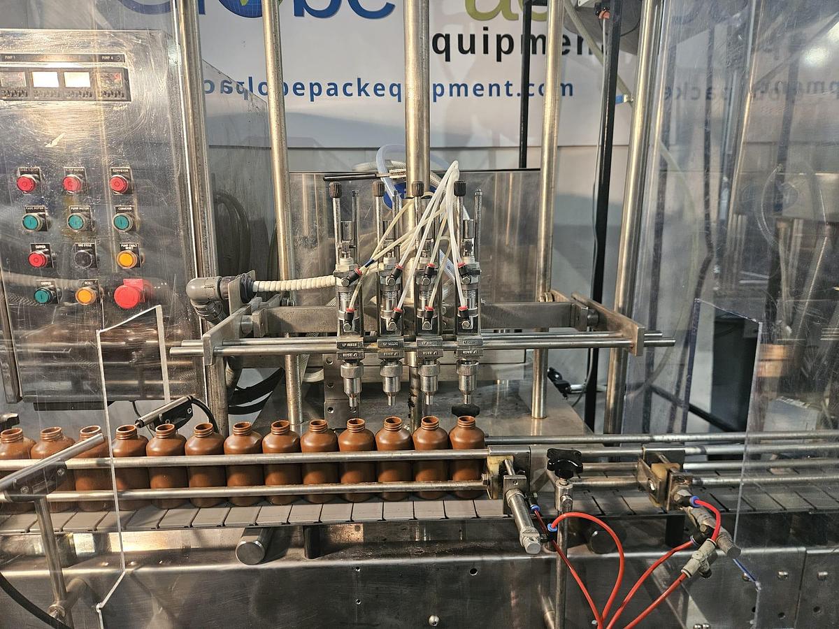 Used King 4 Head Liquid Filler