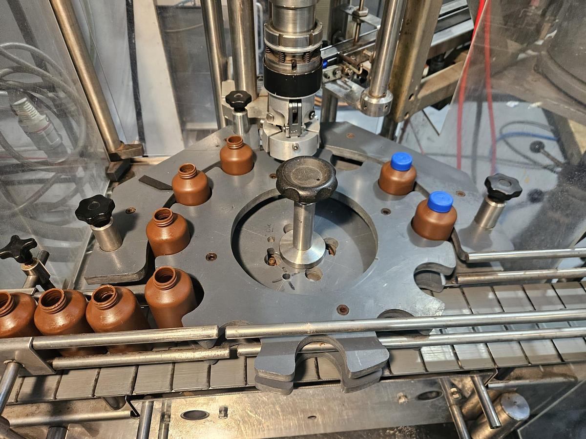 Used King 4 Head Liquid Filling & Capping Line