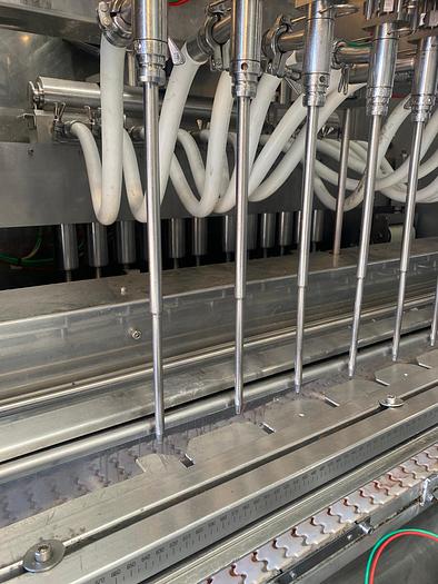Used Adelphi Masterfil S500-AS 12 Head Liquid Filler
