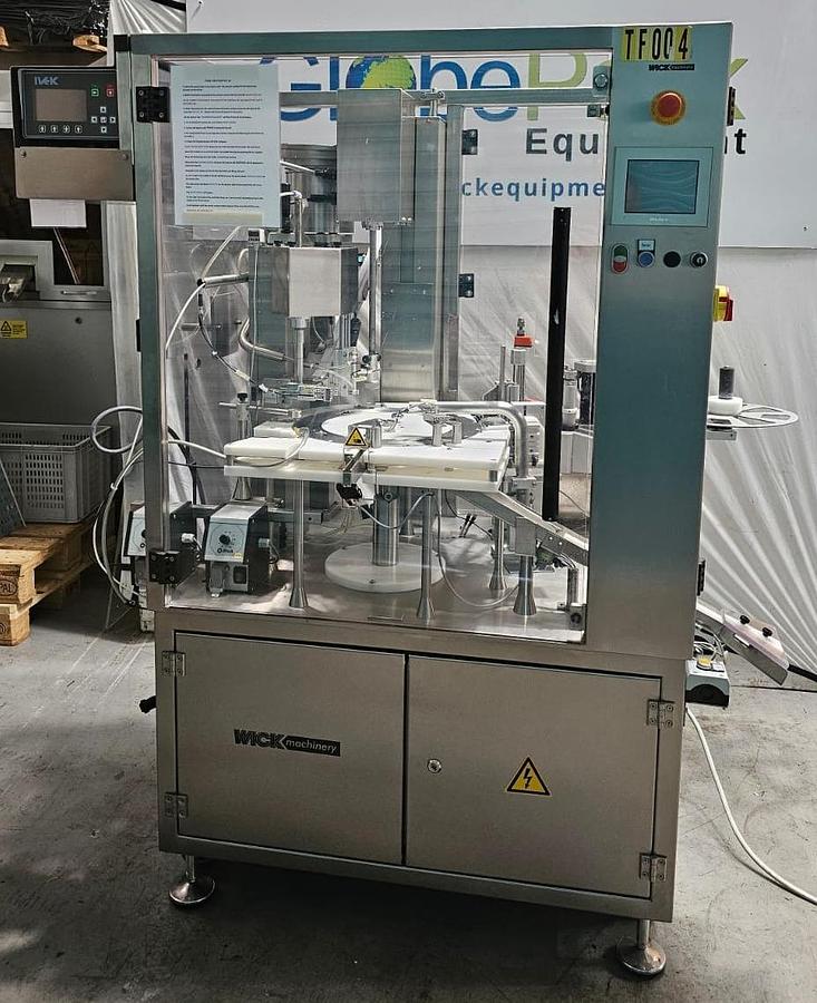 Used Wick Minican Universal Test Tube Filler, Capper & Labeller