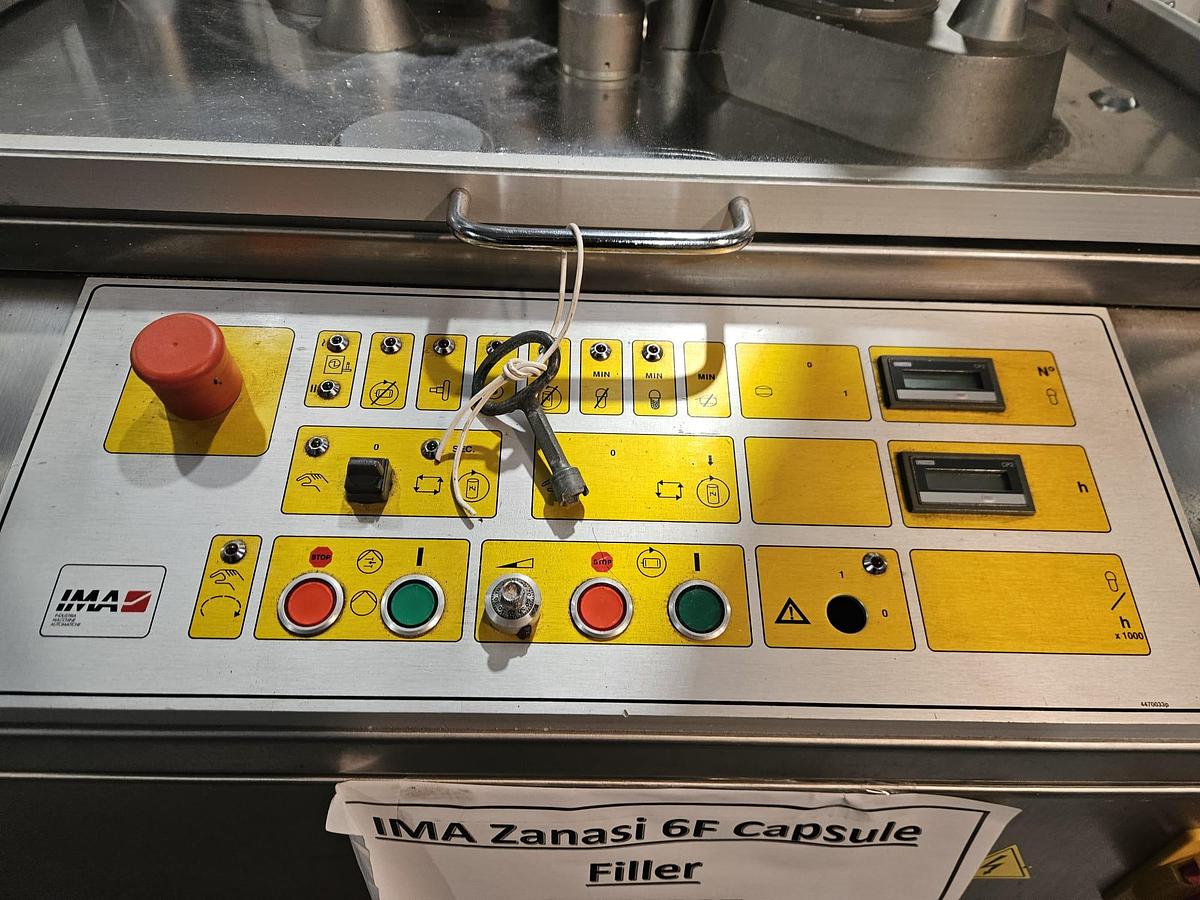 Used IMA Zanasi 6F Capsule Filler