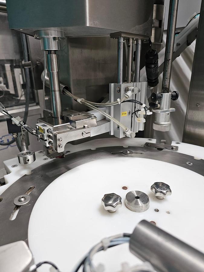 Used Wick Minican Universal Test Tube Filler, Capper & Labeller