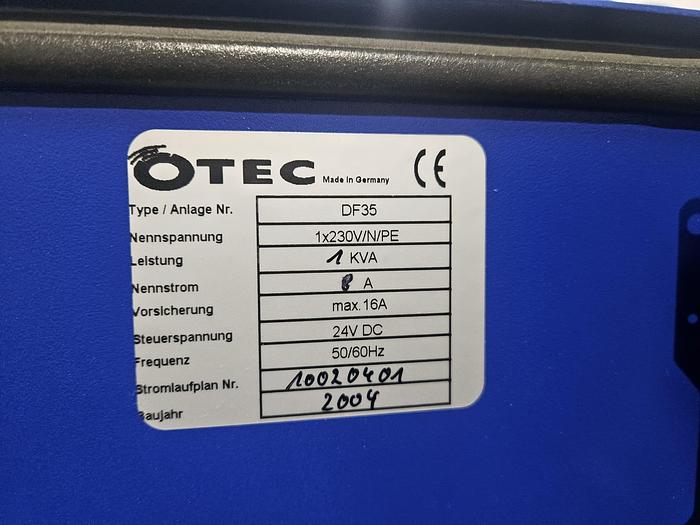 Used Otec DF 35 Drag Finishing Machine