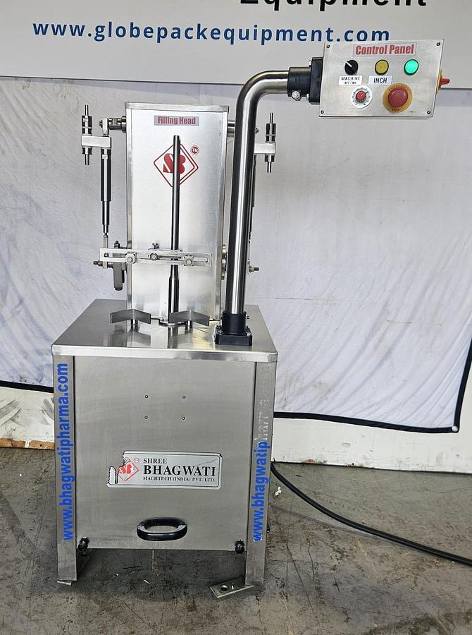 Used Shree Bhagwati Twin Head Liquid Filler