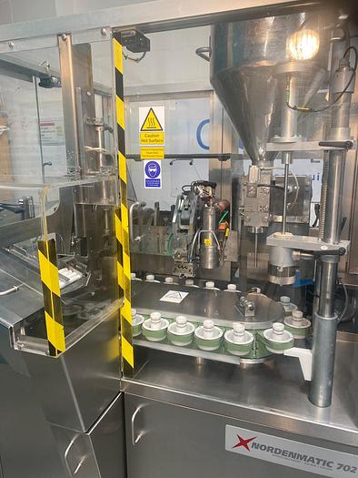 Used Norden NM702-C Plastic, Laminate and Aluminium Tube Filler