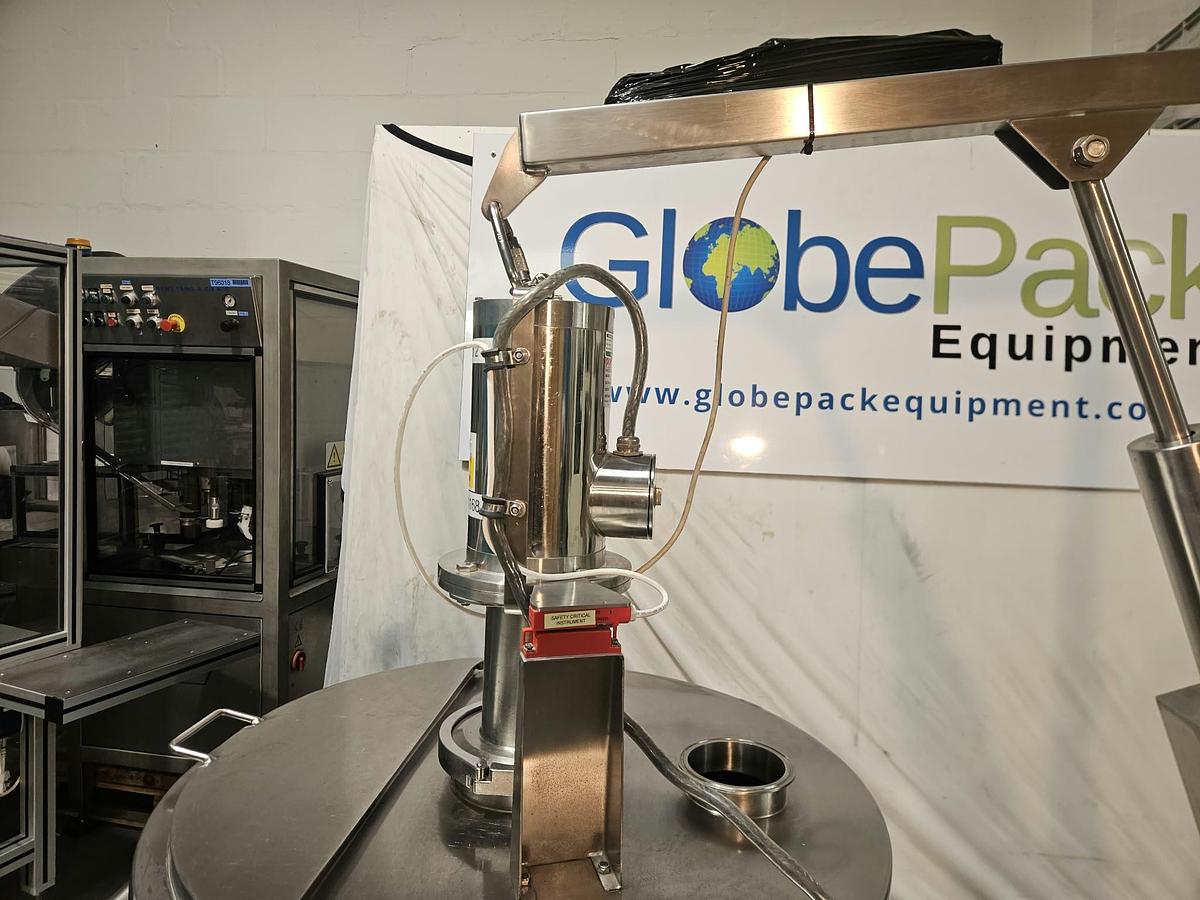 Used Provel SSEM-75 Tablet Film Coating Mixer Vessel & Lifting Hoist