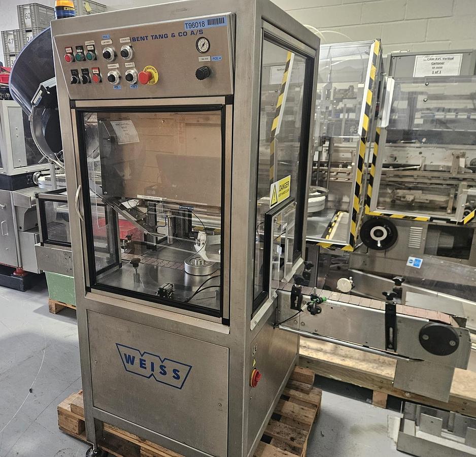 Used Weiss Single Head Screw or Push on Capper