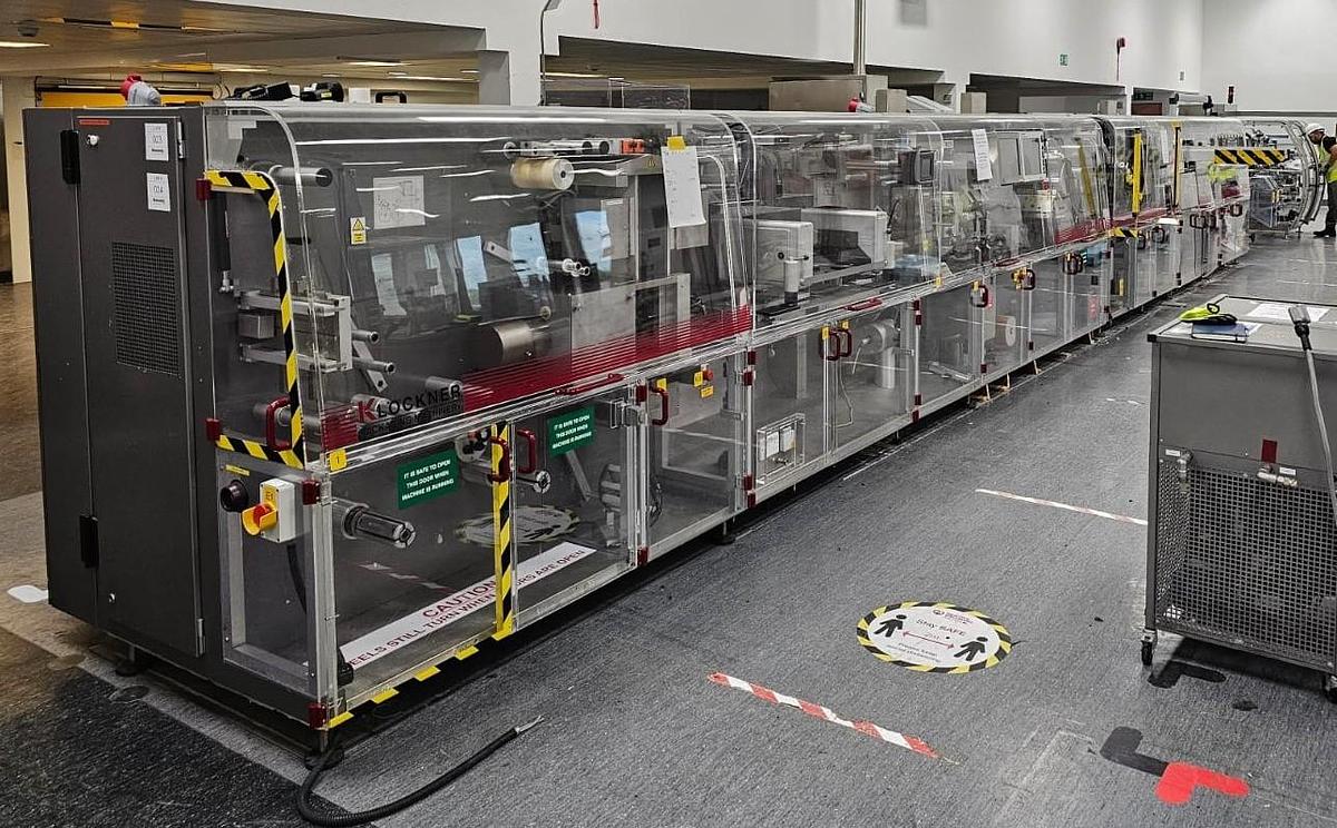 Used Mediseal Klöckner Medipak CP-400/P-3000 Blister Packing Line