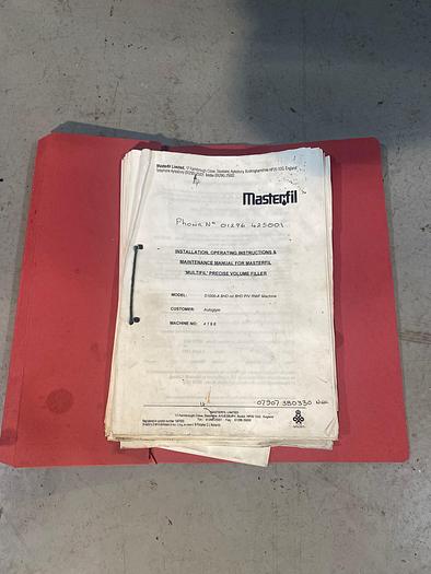 Used Masterfil 8 Head Liquid Filler