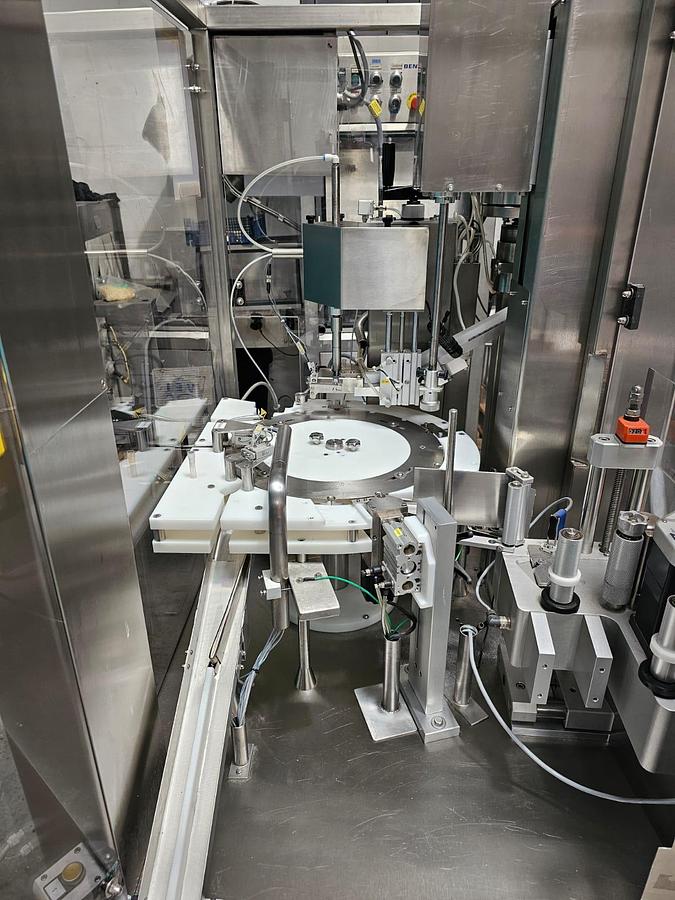 Used Wick Minican Universal Test Tube Filler, Capper & Labeller
