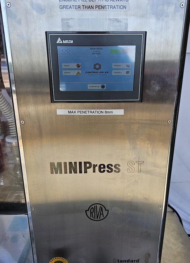 Used Riva Minipress ST Single Station Tablet Press