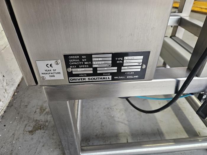 Used Driver Southall P1000 Checkweigher