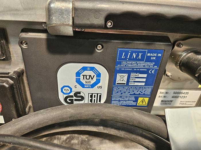 Used Linx 5900 Ink Jet Printer