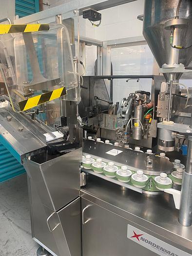 Used Norden NM702-C Plastic, Laminate and Aluminium Tube Filler